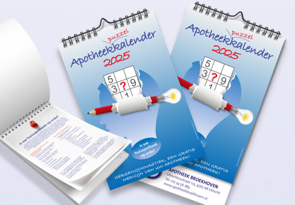 Apotheekpuzzelkalender "B" 3.000 stuks