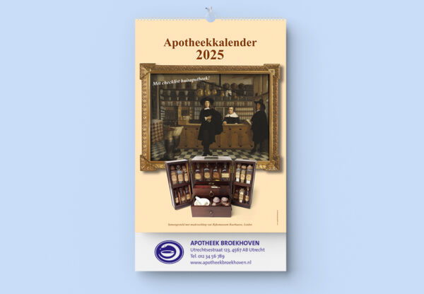 Apotheek Historie Kalender "B" 1.500 stuks